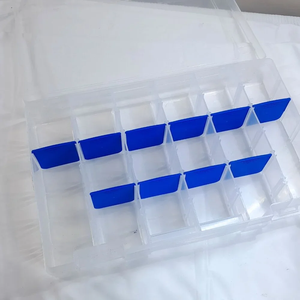 Flambeau‎ Tackle Box clear divider storage organizer jewelry crafts plastic USA